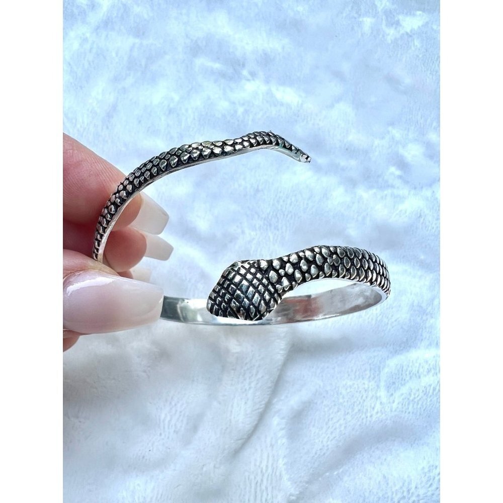 925 Divine Feminine Snake Serpent Bracelet - Picture 9 of 9